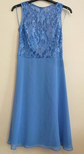 Ariella Of London Dress Sequin Lace Party Size 8 Uk RRP £89 BNWT Baby Blue