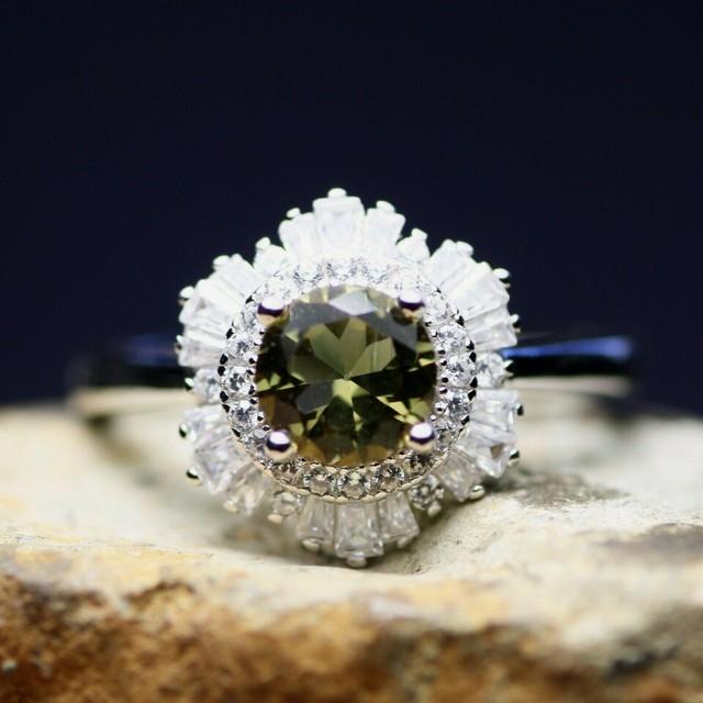 Color Change Turkish Diaspore Engagement Ring Sterling Silver 925