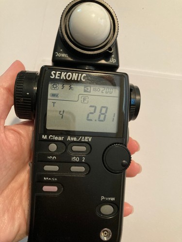 SEKONIC L-508 Zoom Master Light Exposure Meter JAPAN - Working