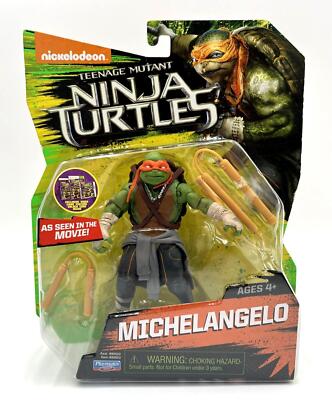 Teenage Mutant Ninja Turtles 2014 Movie Michelangelo TMNT Video Game Code 