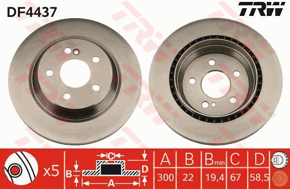 Disques de frein Mercedes CL 500 pour supprimer les vibrations au volant