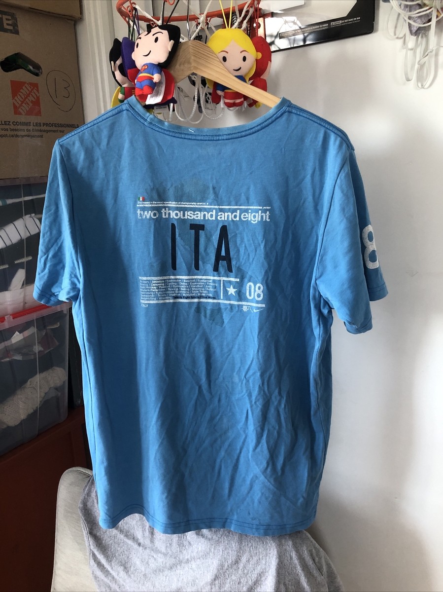 NIKE Italy Nike Fit t-shirt Size S One World Soccer Flag