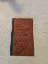 The Pennsylvania Railroad C.T. 289-A Registered RR Service Mail Receipts Book