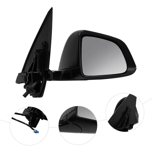 Black Right Side Mirror With Anti-Glare For 1594112-00-C Tesla Model Y 2020-2023