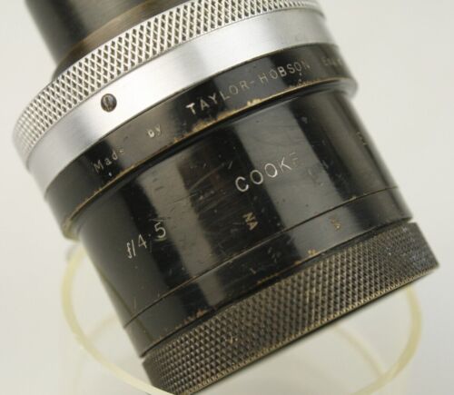 Taylor Hobson Cooke Telekinic Anastigmat 6" inch 150mm f4.5 Cine Lens WAR FINISH - Picture 7 of 12