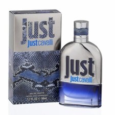 Image of ROBERTO CAVALLI JUST CAVALLI MAN EAU DE TOILETTE EDT 50ML MENS SPRAY Brand New
