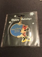 Walt Disney World Christmas Ornament 2002 Minnie Metal BRAND NEW NEVER OPENED A