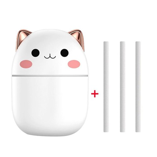 200ml Air Humidifier Cute Kawaiil Aroma Diffuser With Night Light Cool Mist For - Picture 7 of 9