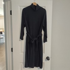 Torrid NWT Super Soft Plush Ribbed Bodycon Dress Turtleneck Black Women's 3X