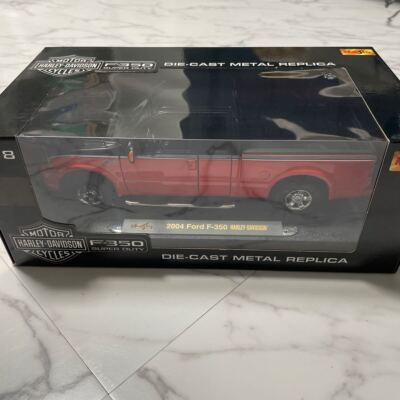 ミニカー maisto! 2004 Ford F-350 Harley Davidson With Box 1/18 Scale 2004 Ford F-350 Harley-Davidson Maisto Mini