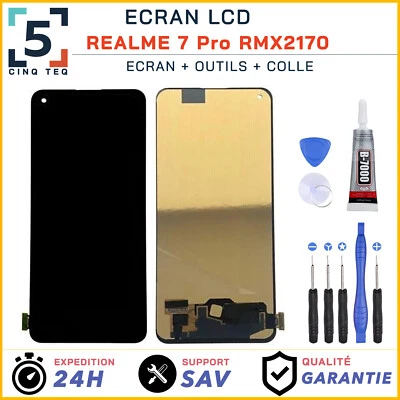 CINQ TEQ Ecran LCD Remplacement pour REALME 7 Pro RMX2170 + Outils + Colle