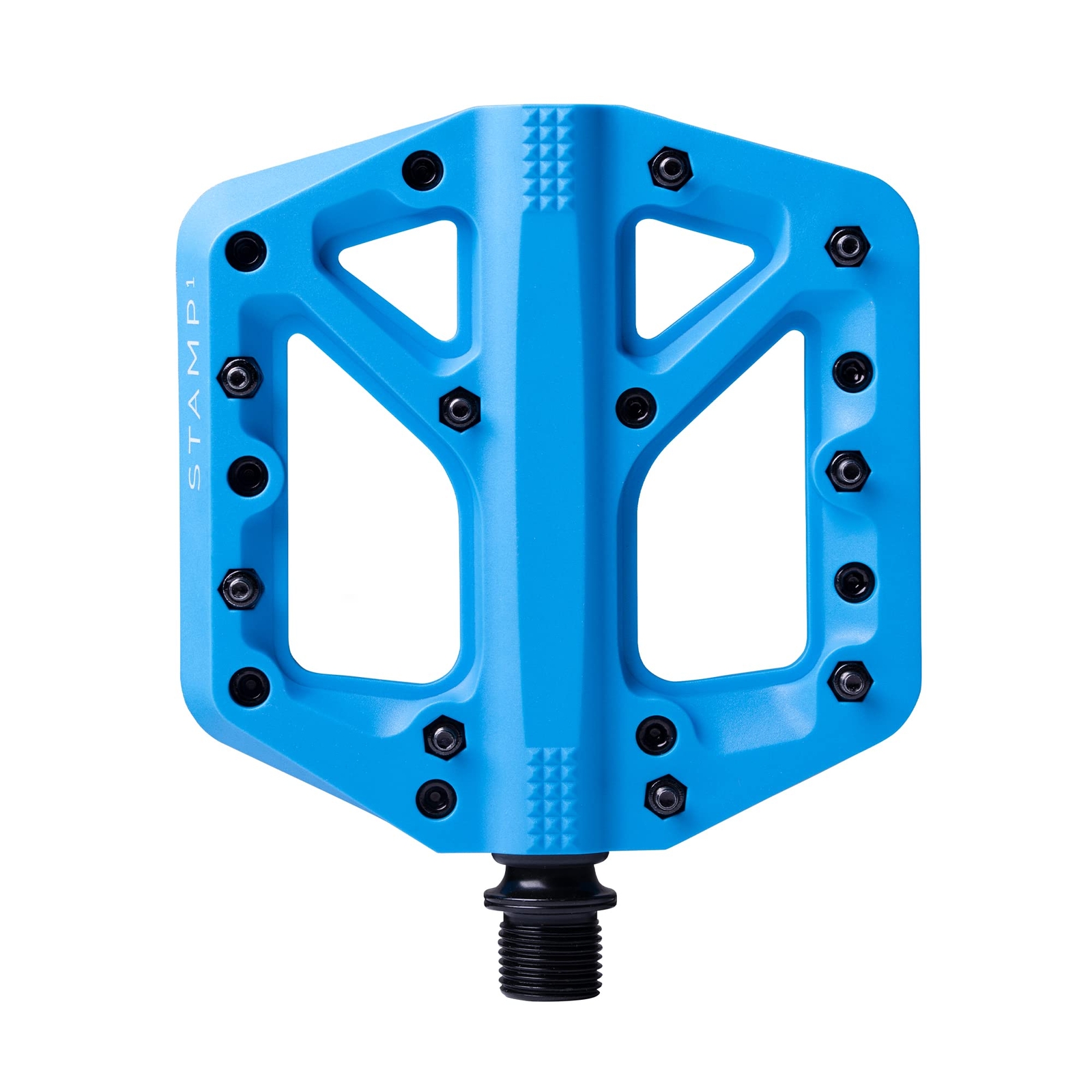 Crankbrothers Stamp 7, Pedali Unisex Singolo blu Taglia unica