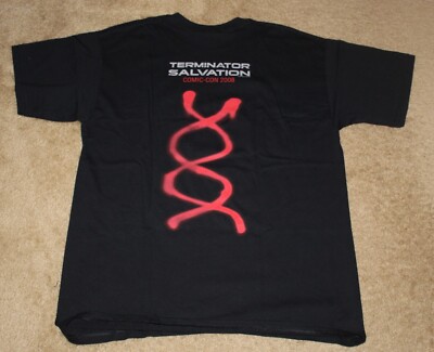 SDCC 2008 TERMINATOR SALVATION T~SHIRT LARGE NWOT | eBay