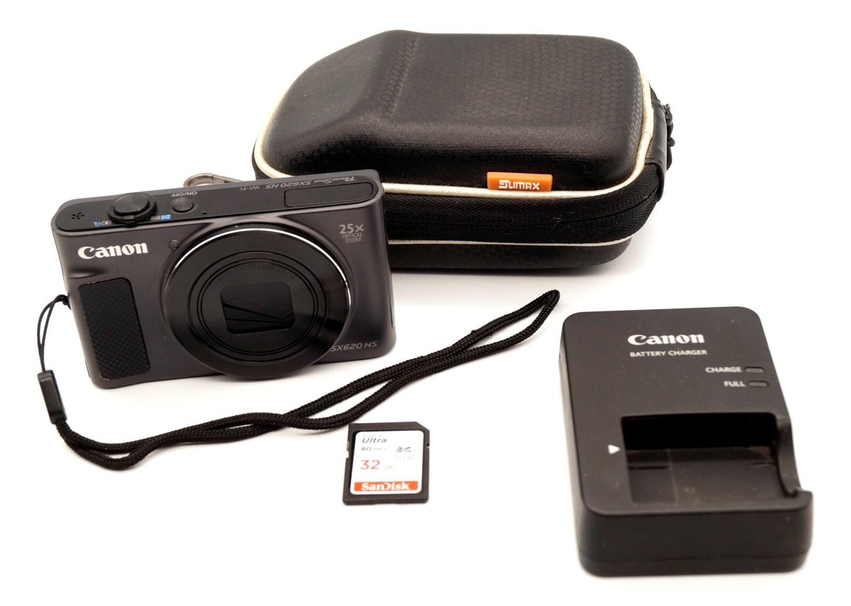 Canon PowerShot SX620 HS 20.2MP Digital Camera - Black Canon PowerShot SX620 HS 20.2MP Digital Camera - Black