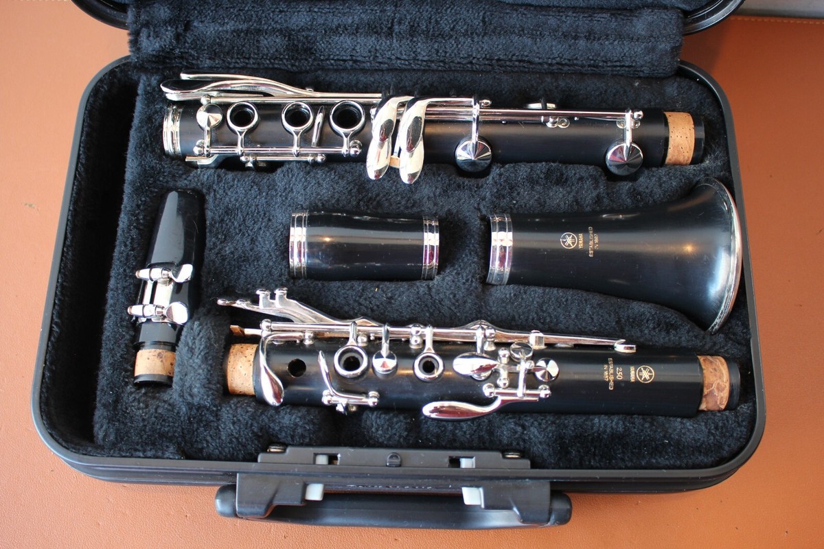 YAMAHA YCL-250 Clarinet With Hard Case Mouthpiece for sale