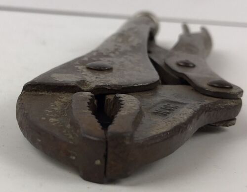 Vintage Peterson Dewitt Vise Grip 10CR Curved Jaw Locking Pliers Made in USA - Picture 14 of 16