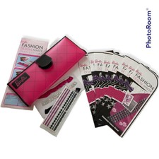 Barbie Diseñador de Moda Fabricante Recarga Imprimible Tela Hojas Portafolio Kit