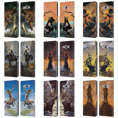 FRANK FRAZETTA MEDIEVAL FANTASY LEATHER BOOK WALLET CASE FOR SAMSUNG PHONES 3