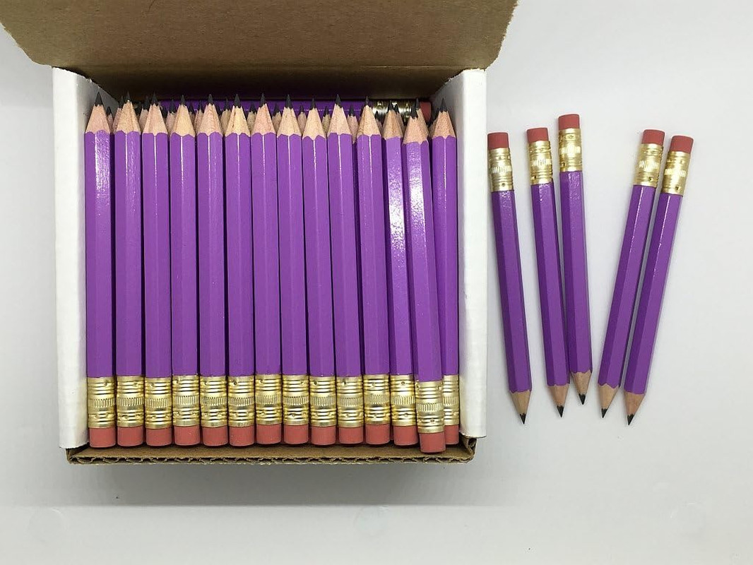 S With Eraser - Golf, Classroom, Pew, Short, Mini, Small. Ch