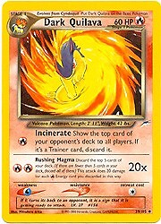 Neo Destiny - Dark Quilava Pokemon Card 39/105