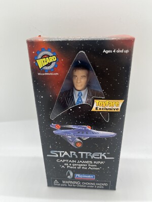 Captain James Kirk Gangster ''A Piece of the Action'' ToyFare Wizard