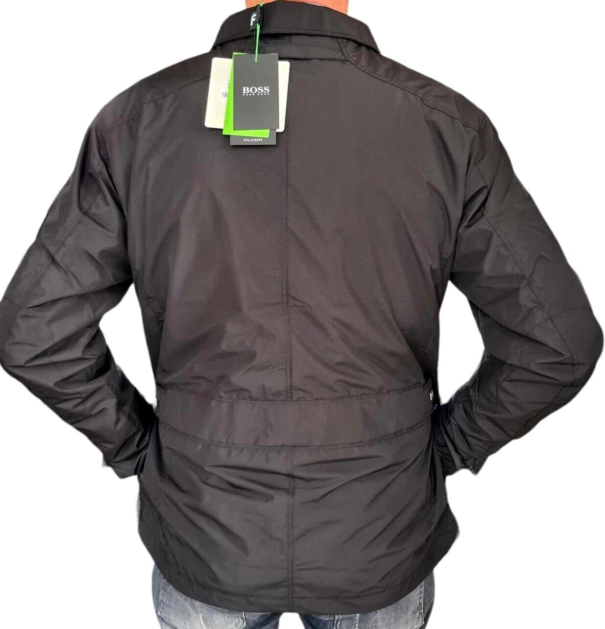 NEU HUGO BOSS HERREN JACKE Frühlingsjacke GR: M - 3XL * schwarz 