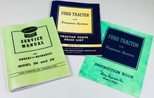 Ford 9N Tractor Service Parts Operators Instructions Manual Ferguson System Set
