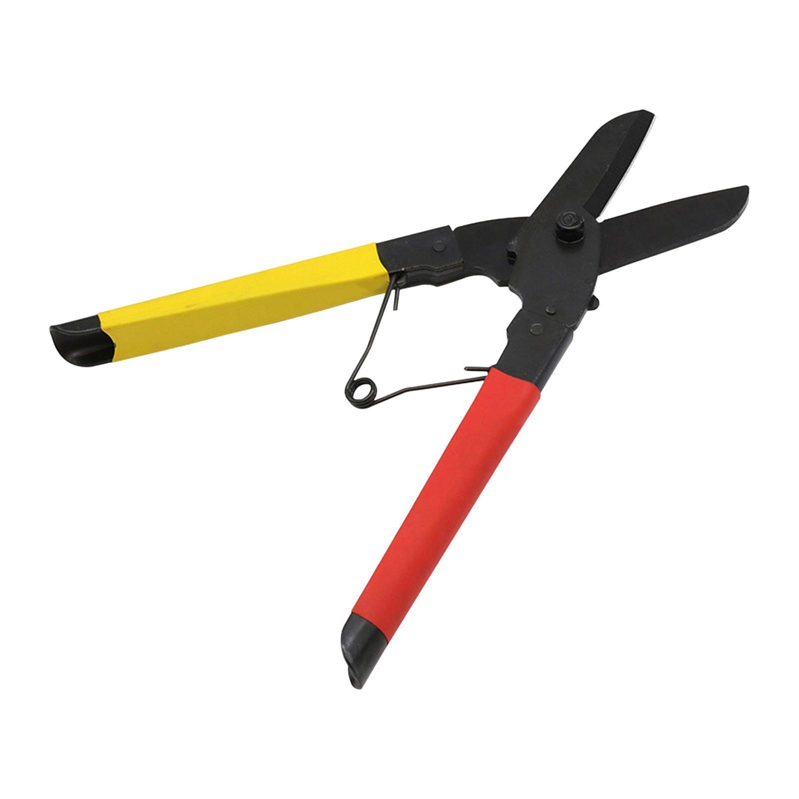 Heavy Duty Hand Shear Spring Loaded Handle Wire Cutter Industrial Grade