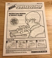 Instruction Manual for Hasbro Real Power ToolShop 8065 1992