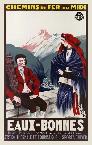 Chemins De Fer Du Midi - France - 1930 - Travel Poster