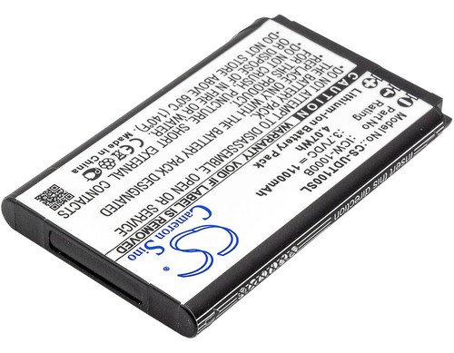 Li-ion Battery for UniData ICW-1000G WPU-7700 WPU-7800 3.7V 1100mAh - Afbeelding 2 van 5