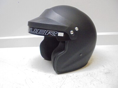 CONQUER BLACK MATTE OPEN FACE HELMET (L)-RACING-DIRT-MUD-TRUCKS-BMX-ROAD  COURSE