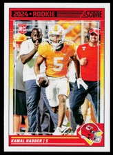 2024 Score Gold Kamal Hadden #378 - RC - Kansas City Chiefs