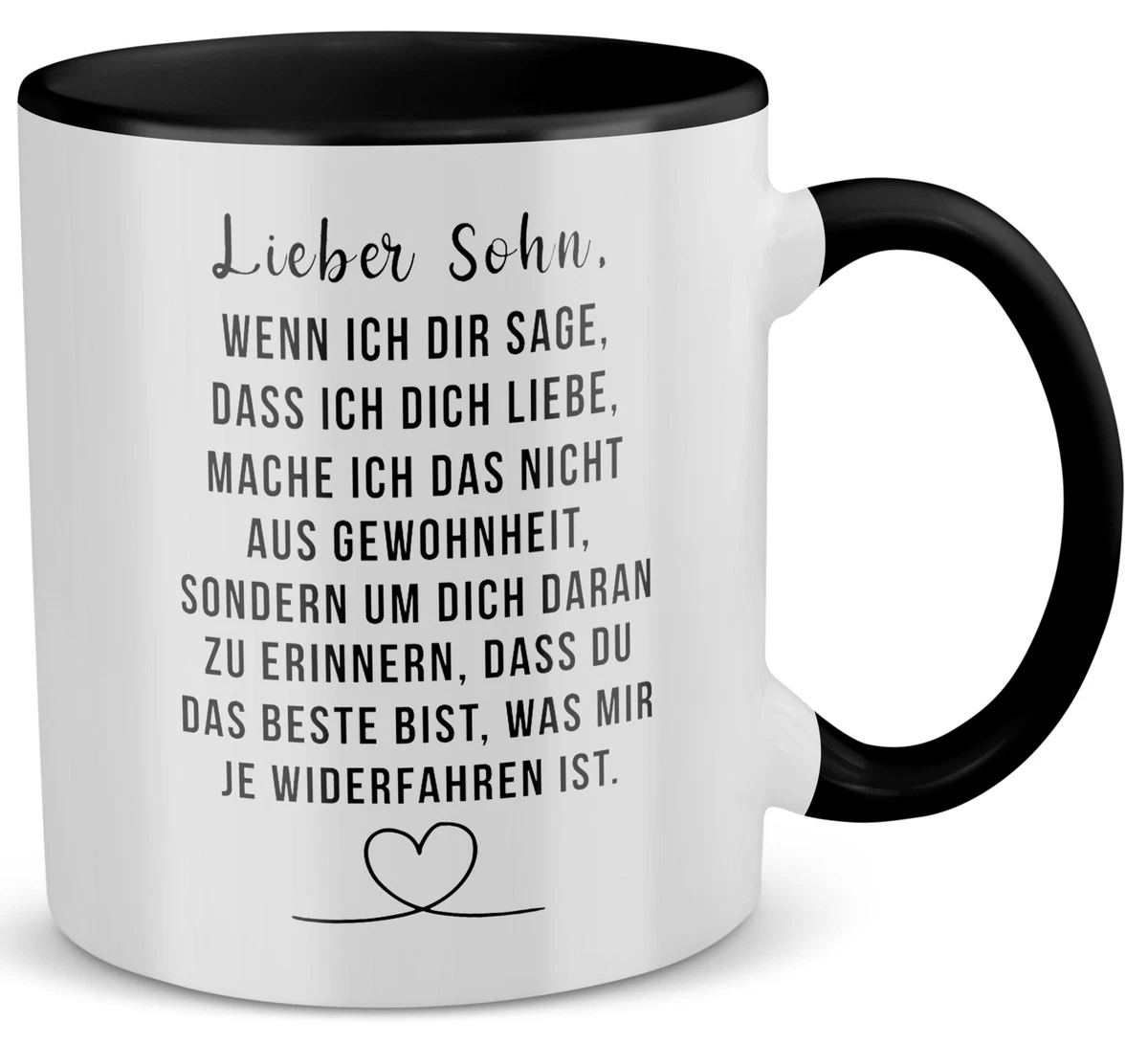 Sohn Geschenk Geburtstag 18 Jahre Kind Tasse Abitur Master Bachelor Weihnachten