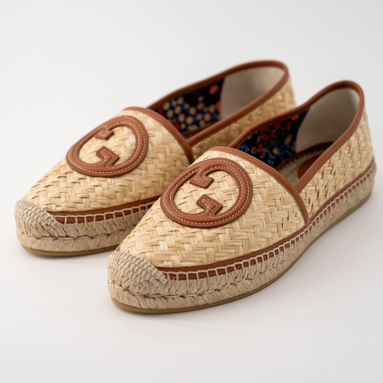 taille 40G   Espadrilles Adela GG Raphia imbriquées G