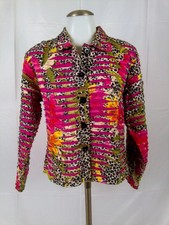 Lifestyle Petites Womens Blazer Coat Size Ps Multi-colored Vibrant B11/579/.50