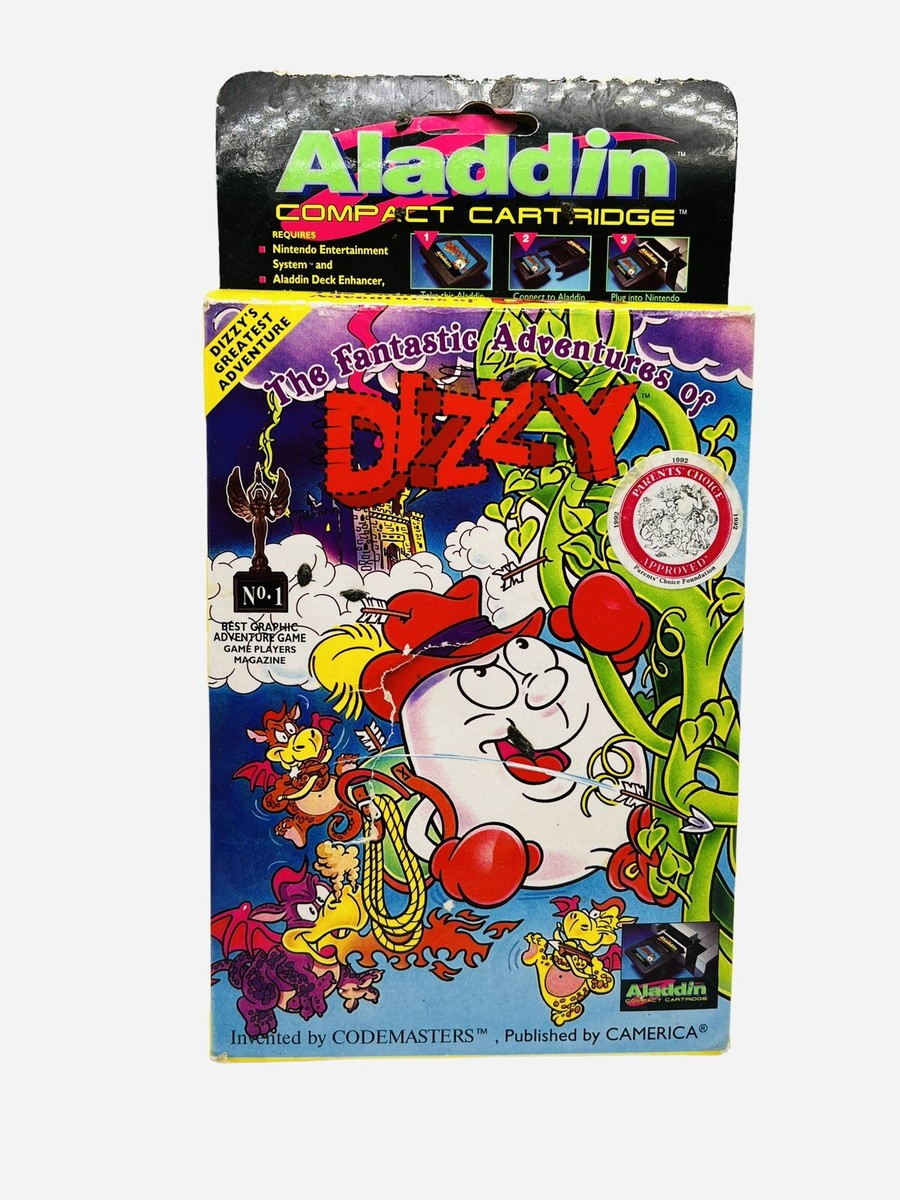 Fantastic Adventure Of Dizzy Aladdin Deck Enhancer Game CIB Rare