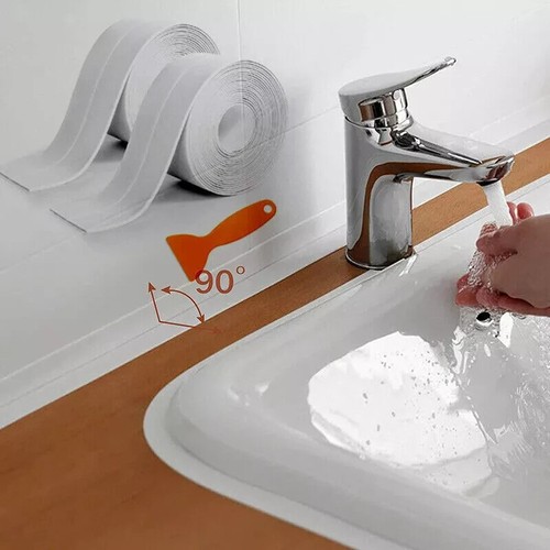 Bath Sealant Strip, Anti Mould Sealant Tape, Waterproof Sealing Tape FREE SHIP - Picture 9 of 9
