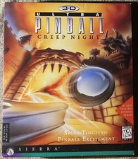 3D Ultra Pinball Creep Night PC CD ROM Win 95 Win 3.1 Box Only
