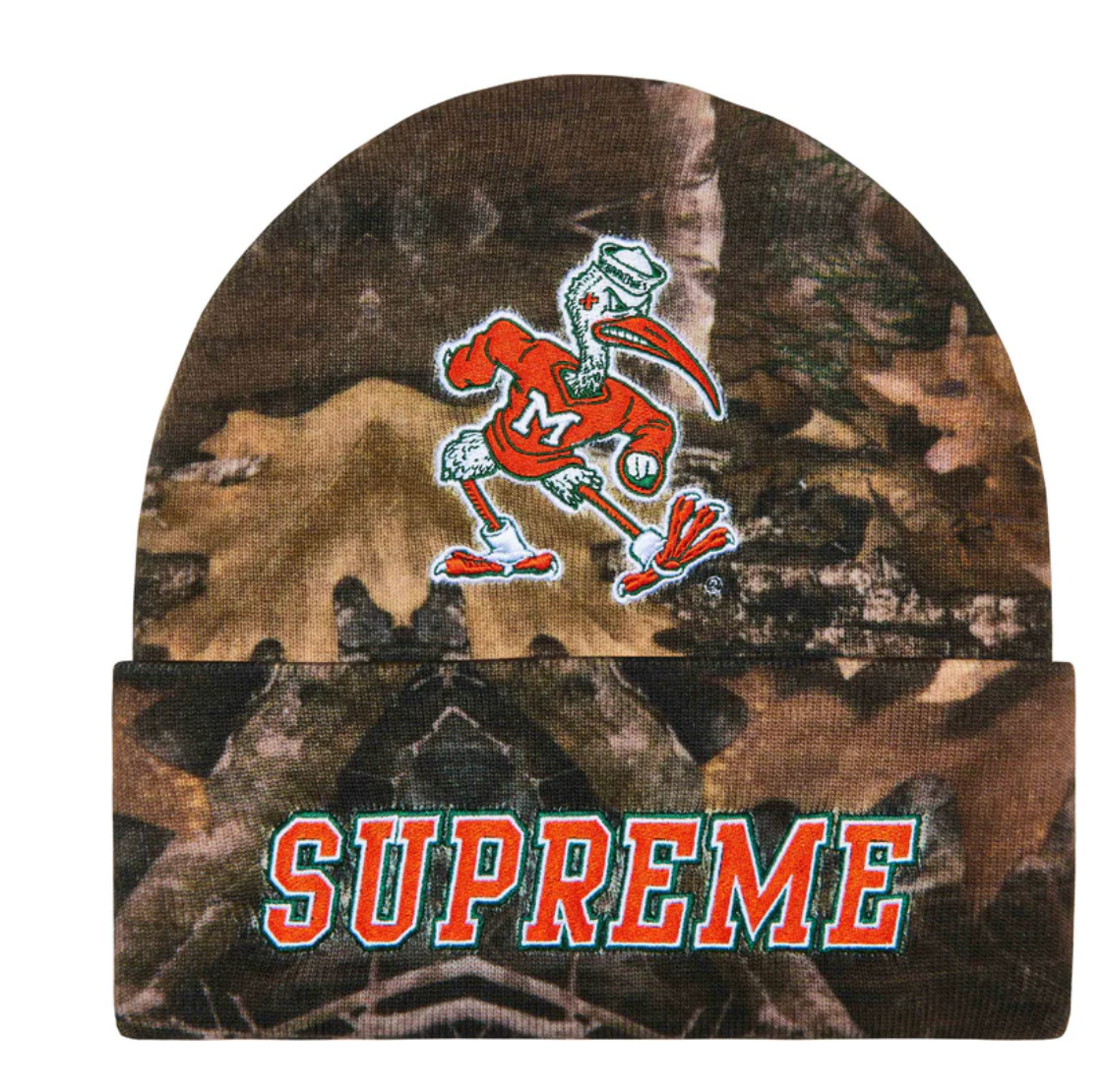 Supreme Mitchell & Ness NCAA Beanie Miami Hurricanes | eBay