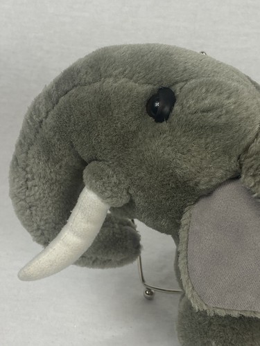 VTG Jumanji Gray Elephant Plush 9" Stuffed Animal Toy Movie Trendmasters 1995 - Picture 2 of 8