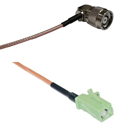 RG316 RP-TNC Male Angle to Avic Green Pioneer Jack RF Cable Rapid-SHIP LOT