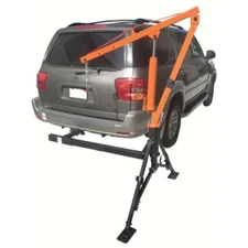 1000 LB Hydraulic Truck Crane 2" Hitch Mount Swivel Hoist Lift Pickup Tow