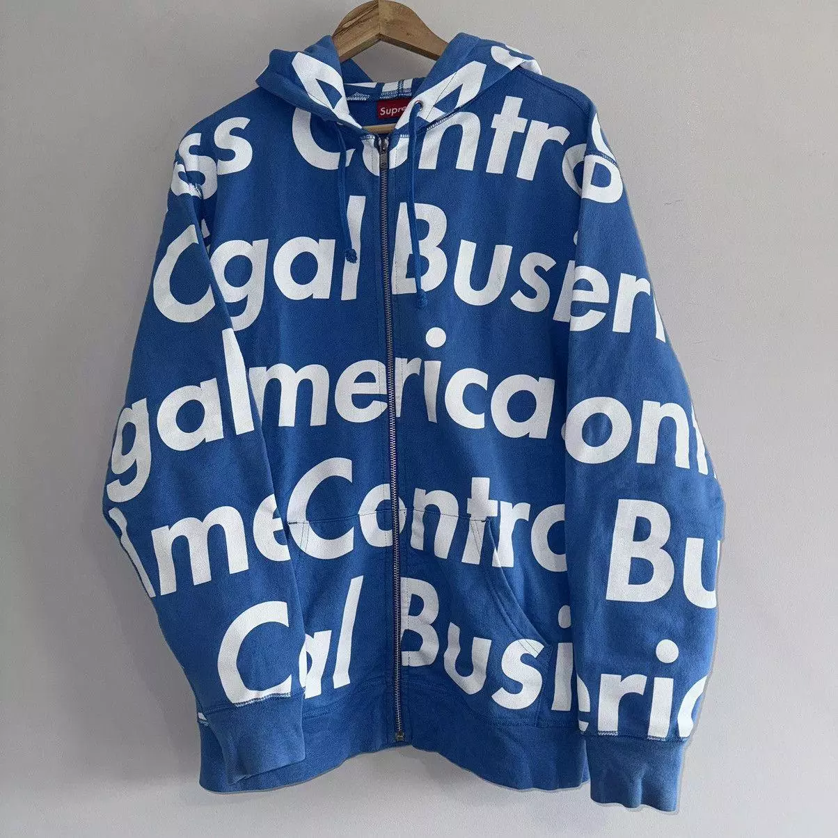 Sweat à capuche zippé Supreme Illegal Business Controls America IBCA S/S 2006