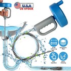 33Ft Plumbing Snake Drain Auger Hair Clog Remover Kitchen Bathroom Sink Cleaner