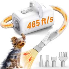 oneisall 3000W Pet Hair Dryer   High Velocity Dog Grooming Blower 465ft/s Quiet