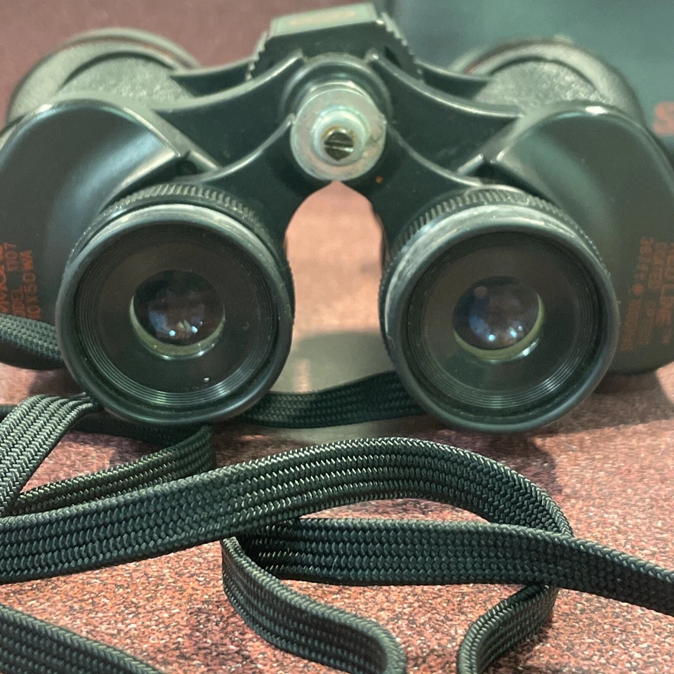 SIMMONS 1107 10x50 WA Red Line Binoculars 367ft @1000yds Coated Optics W/ INSTRU - Image 4 of 4