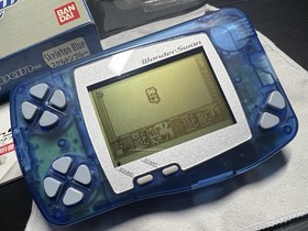 WonderSwan Console Skeleton Blue CIB Complete In Box US SELLER