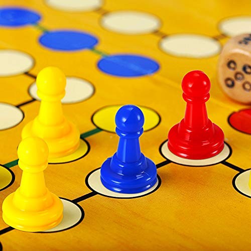 128 Pezzi Pezzi Gioco da Tavolo Pezzi Pedine Plastica Multicolore Gioco Pezzi per Giochi da Tavolo - Foto 4 di 7