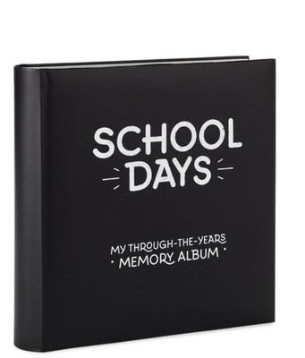 New Hallmark School Days My Through the Years Memory Album 58 Pages Black